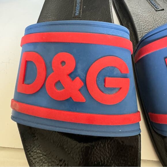 Dolce & Gabbana Rubber Unisex Pool Slides main image 11
